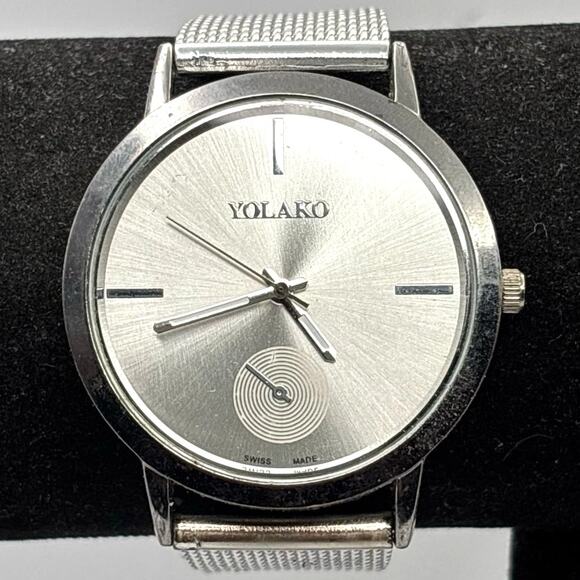 Silver Yolako Men's Watch - Picture 1 of 4